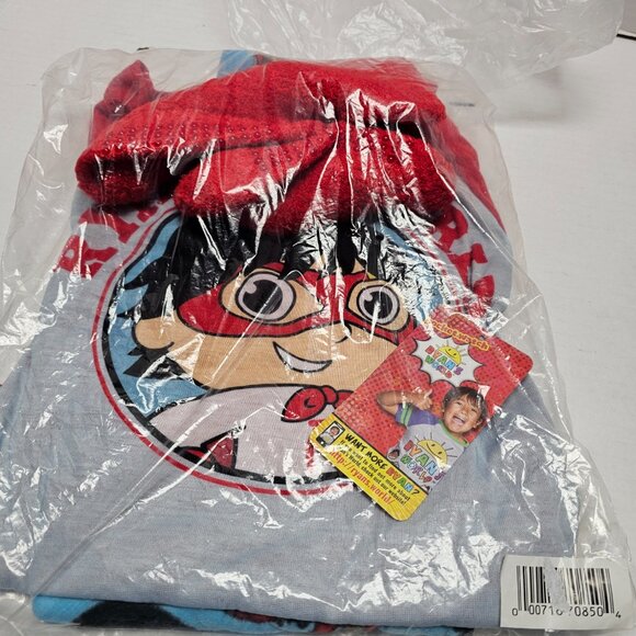 New Boys Girls Pjs Pajama Set 3 pc Socks Ryans World XS 4 5 Pocket Watch - Picture 16 of 16